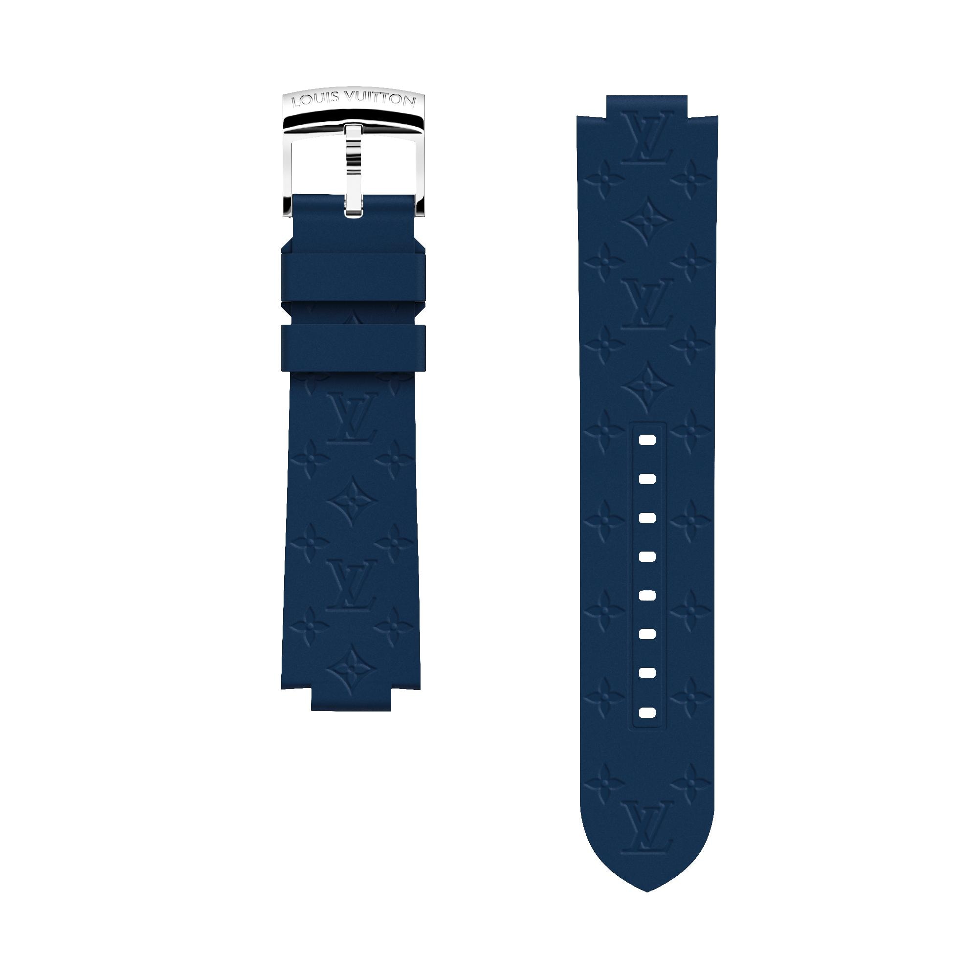 LOUIS VUITTON タンブール用ストラップ モノグラム 白 R15444 Tambour Watch Strap - Jewellery | LOUIS VUITTON